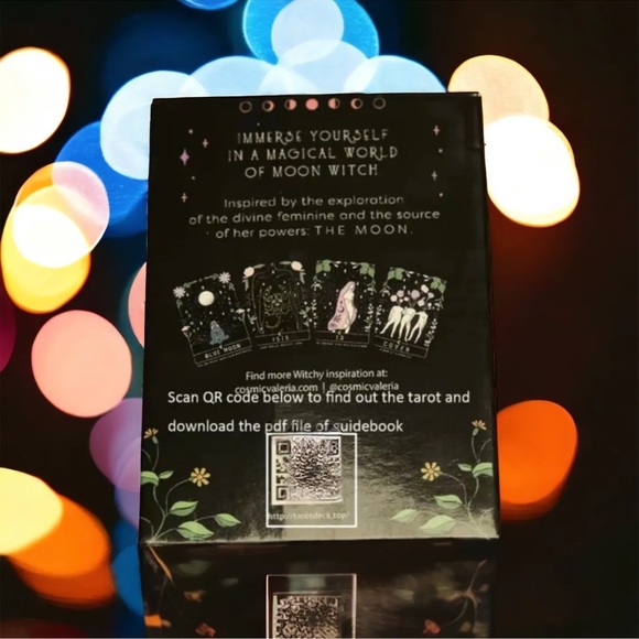 COPY - Moon Witch Oracle Tarot Cards Prophecy Divination Deck Family Party Game… - Picture 2 of 3